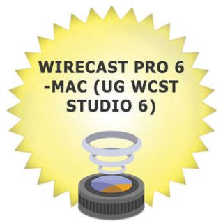 Telestream Wirecast Pro 6 Upgrade from WC6PRO M UPG6 STU