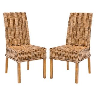 Dining Chair Wood/Brown   Safavieh