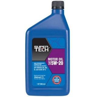 SuperTech 5W20 Motor Oil, 1 qt