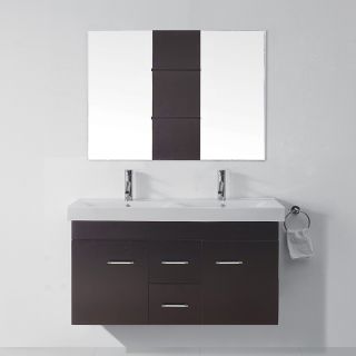 Virtu USA Opal 48 inch Double sink Bathroom Vanity Set  