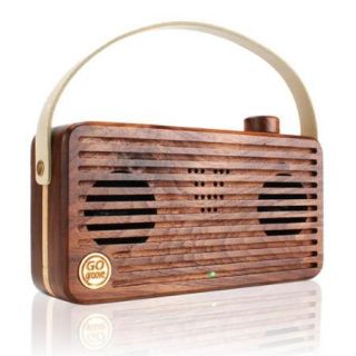Premium Hand Crafted Wood Bluetooth Speaker with NFC Technology by GOgroove   Works With Apple iPhone 6 , Samsung Galaxy S6 Edge , Sony Xperia Z4 , SanDisk Sansa and More Smartphones , Tablets & MP3s