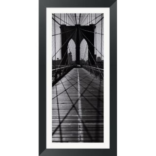 Evive Designs Across the Brooklyn Bridge by Henri Silberman Framed