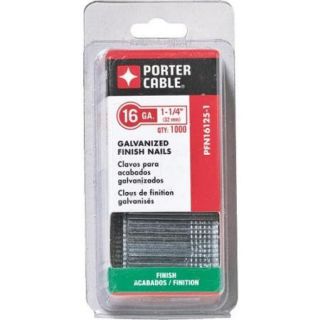 Porter Cable 1 1/4" Finish Nail PFN16125
