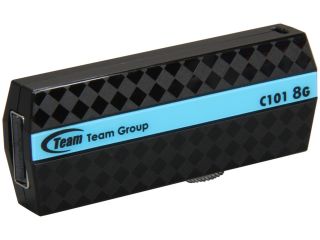 Team C101 8GB USB 2.0 Flash Drive (Blue) Model TG008GC101LX