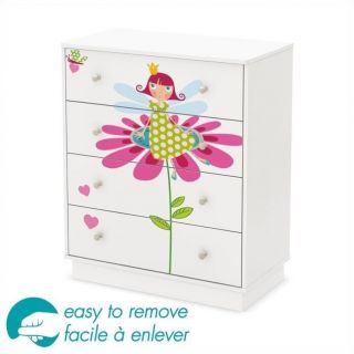 South Shore Joy 4 Drawer Chest in Pure White   8050007K
