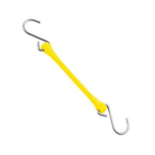 The Perfect Bungee 7 in. Polyurethane Bungee Strap with Galvanized S Hooks (Overall Length: 12 in.) B12Y