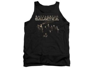 Battlestar Galactica Battle Cast Mens Tank Top Shirt