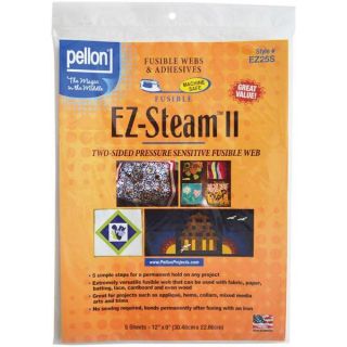 Pellon EZ Steam II 12 X9 Sheets 5/PKG   White   15687582  