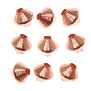 Bright Genuine Copper Bicone Beads 4.8mm (50)