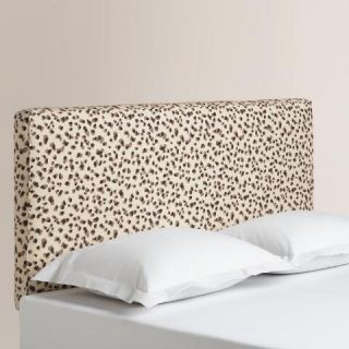Snow Leopard Loran Upholstered Headboard