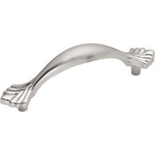 Hickory Hardware 3 in Center to Center Satin Silver Cloud Eclipse Arched Cabinet Pull