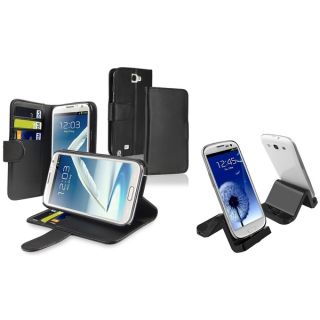INSTEN Phone Case Cover/ Cradle/ Charger for Samsung Galaxy Note II