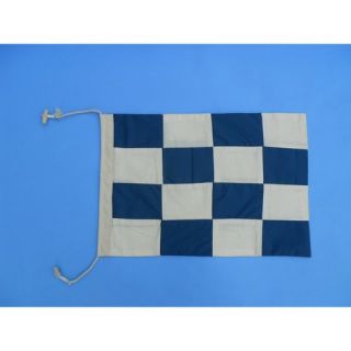 Letter N Cloth Nautical Alphabet Flag Decoration 20 in.   Handcrafted Nautical Decor