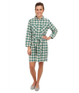 Woolrich Pemberton Flannel Shirt Dress Clover, Clothing