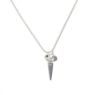 Deb Guyot Designs Herkimer "Diamond" Quartz Silver Point 18 1/4" Necklace   7857772