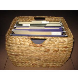 Seagrass File Basket with Liner   11967704   Shopping