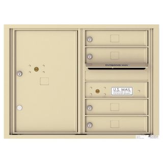 Florence Versatile 31.56 in x 23.25 in Metal Sandstone Lockable Cluster Mount Cluster Mailbox