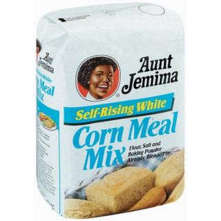 AUNT JEMIMA MIX CORNMEAL WHITE 5 LB  Pack of 8