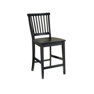 Home Styles Arts and Crafts Black Finish Bar Stool 5181 89