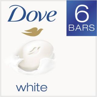 Dove White Beauty Bar, 4 oz, 6 Bar