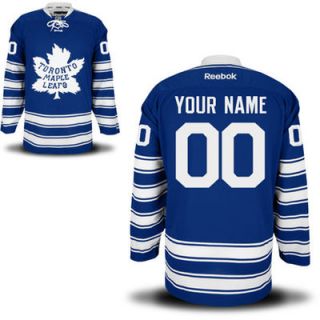 Reebok Toronto Maple Leafs 2014 Winter Classic Premier Custom Jersey   Royal Blue