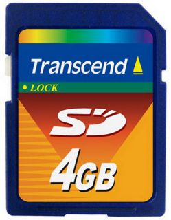 Transcend 4GB Secure Digital (SD) Memory Card  ™ Shopping