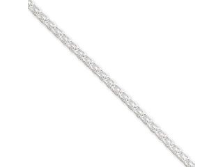 Sterling Silver 3mm Round Spiga Chain, Size 20