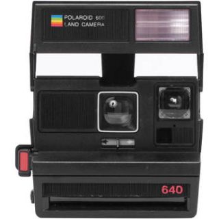 Impossible Polaroid 600 Square Instant Camera (Black) 1488