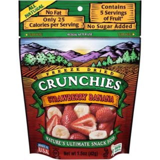 Crunchies Freeze Dried Strawberry Banana, 1.5 oz