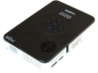 AAXA P2 Jr Pico Projector with 90 Minutes Battery Life, mini HDMI, mini VGA, 20,000 hour LED life, and media player