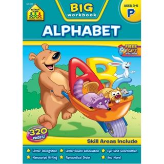 Big Workbook Preschool Alphabet, Ages 3 5