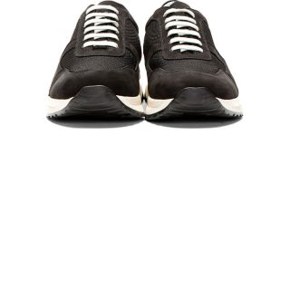 Common Projects Black Track Running Shoes