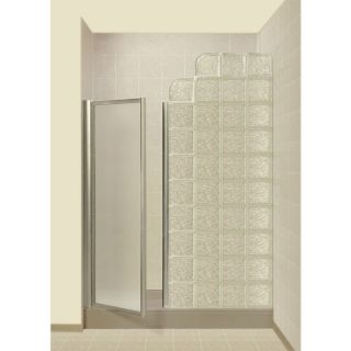 Pittsburgh Corning Premiere Series Icescapes Biscuit Glass Block Wall and Acrylic Floor 4 Piece Alcove Shower Kit (Common: 32 in x 60 in; Actual: 86 in x 32.25 in x 59.5 in)