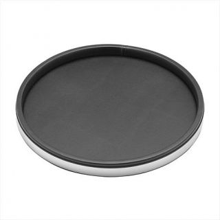 Sophisticates Vinyl Covered Round Serving Tray   14"   7205155