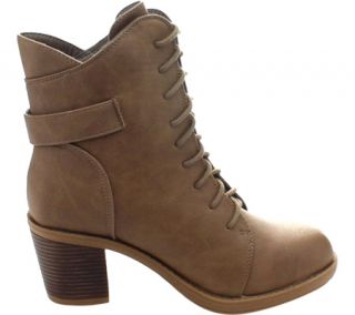 Womens Wild Diva Essence 50 Ankle Boot   Taupe Faux Leather