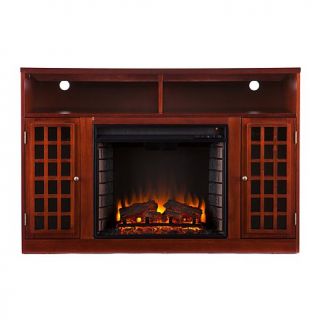 Denton Media Fireplace   Mahogany   7630114