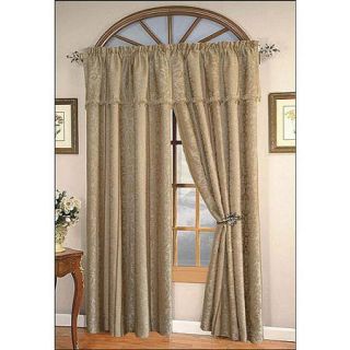 Concord Polyester Curtain Panel with Valance
