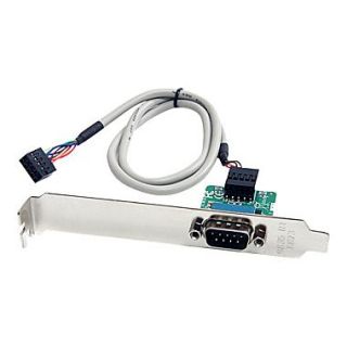 StarTech  ICUSB232INT1 24 Internal USB Motherboard Header to Serial RS232 Adapter