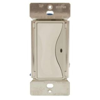 Cooper Wiring Devices ASPIRE 15 Amp Non RF 3 Way LED Accessory Rocker Switch   White Satin RF9520WS