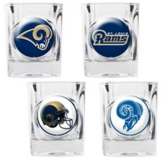 Fremont Die, Inc.St. Louis Rams Shot Glass Set 4pc   NFL Licensed #41162