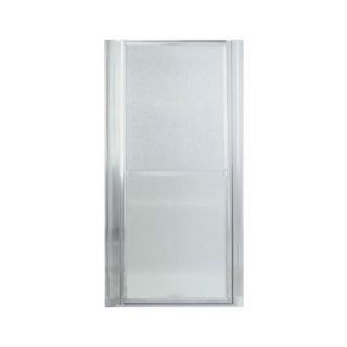 STERLING Finesse 33 1/2 in. x 65 1/2 in. Framed Pivot Shower Door in Silver with Rain Glass Texture 6506 33S