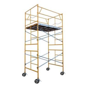 Fortress 11 ft. x 7 ft. x 5 ft. Rolling Scaffold Tower 2000 lb. Load Capacity HD1075SC