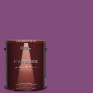 BEHR MARQUEE 1 gal. #T15 12 Graphic Grape Matte Interior Paint 145301