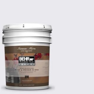 BEHR Premium Plus Ultra 5 gal. #640E 1 Silver Chalice Flat/Matte Interior Paint 175005
