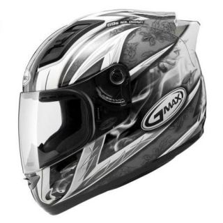 Gmax GM69S Crusader II Street Helmet Dark Silver MD