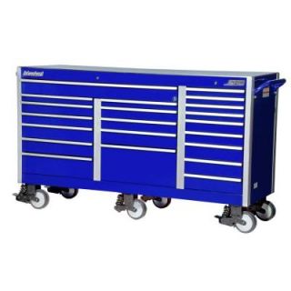 International SHD Series 73 in. 21 Drawer Cabinet, Blue SRB 7321BU