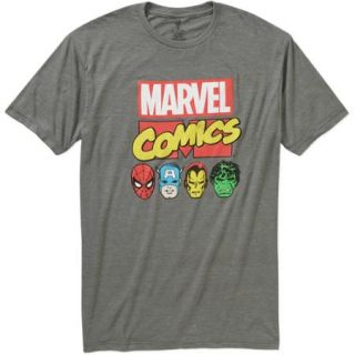 Marvel Men's Comics Groupshot Short Sleeve Graphic Tee