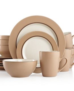 Thomson Pottery Dinnerware, Kensington Latte 16 Piece Set