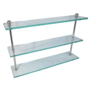 16" Triple Tiered Glass Shelf (Build to Order)