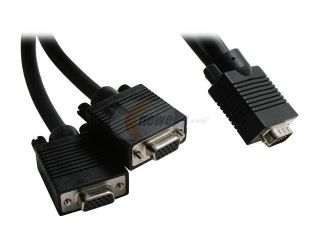 Tripp Lite P516 001 1 ft. VGA / XVGA Splitter Cable HD15M to 2 x HD15F